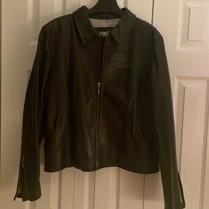 HD leather jacket sz XL